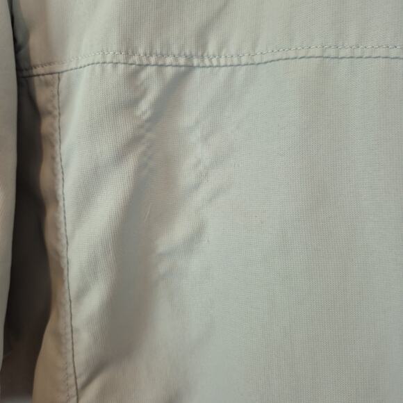 Columbia Shirt Mens XL Omni-Shade Grey Sun Protection Button Down Short Sleeve - Picture 10 of 13